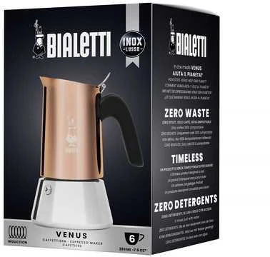 Moka kavinukas Bialetti Venus Bronze 6 cups