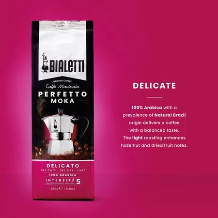 Bialetti Perfetto Moka Delicato 250g (mielona)