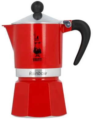 Moka pot Bialetti Moka Rainbow 3-cup Raudona