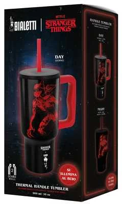 Stranger Things Bialetti puodelis pakuotėje