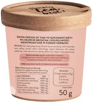 Brown House & Tea papildas – informatyvus pakuotės galas