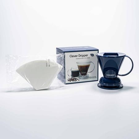 Clever Dripper - L 500ml Navy Mėlyna + 100 Filters