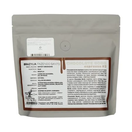 Kavos pupelių „Coffee Plant Espresso“ šokolado bomba, 250 g