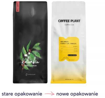 Kavos pupelės Coffee Plant Kavos pupelės KAVOS AUGALAS Kolumbija Farma Los Robles 1kg
