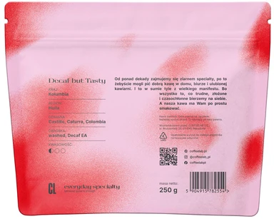 COFFEELAB - Be kofeino, bet skani plauta espreso kava 250 g