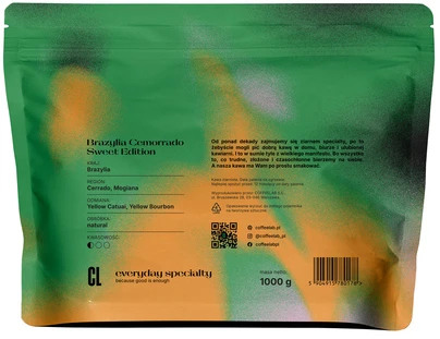 „Coffeelab“ kavos pupelės – Brazilijos „Cemorrado Sweet Edition Espresso“, 1kg