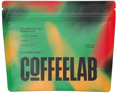 Kavos pupelės Coffeelab Kavos pupelės Brazilija Igarape Rainforest 250g