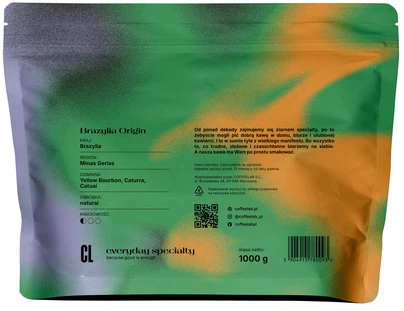 Kavos pupelės Coffeelab Brazil Santos kavos pupelės 1kg