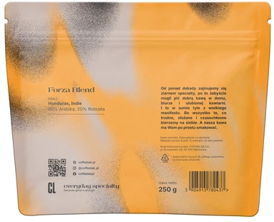 Kavos pupelės Coffeelab Kavos pupelės Forza 250g