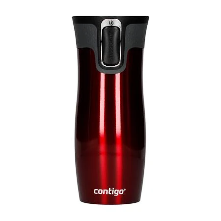 Termopuodelis Contigo West Loop Raudona 2095849, 470 ml, raudonas