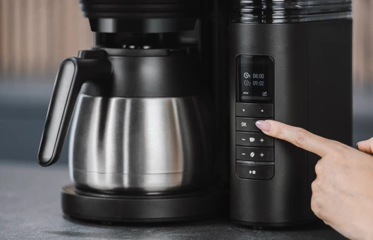 Melitta AromaFresh II Therm Pro X filtrinis kavos aparatas, juodos spalvos aprašymas - Prekės nuotrauka