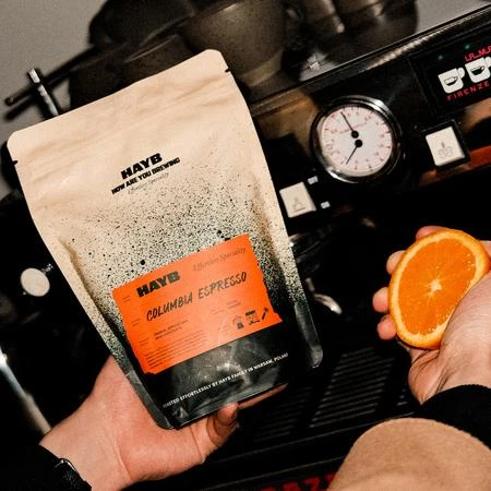HAYB - Kolumbijos espreso kava su ploviklio milteliais, 250 g