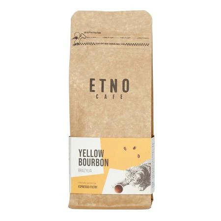 Etno Cafe Brazil Geltona Bourbon kavos pupelės 250 g