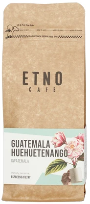 Nezatříděno Kavos pupelės Etno Cafe Gvatemalos Huehuetenango kavos pupelės 250 g
