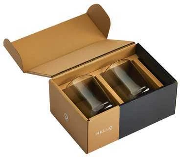 Fellow Pirch Latte Smoke glass set, 2 pcs. x 325 ml