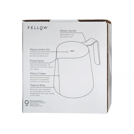 Fellow Eddy Pitcher Sidabrinė pieno ąsotis 350 ml
