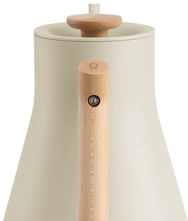 Elektrinis virdulys Fellow Stagg EKG PRO 900ml sezamowy beż su drewnianą rączką