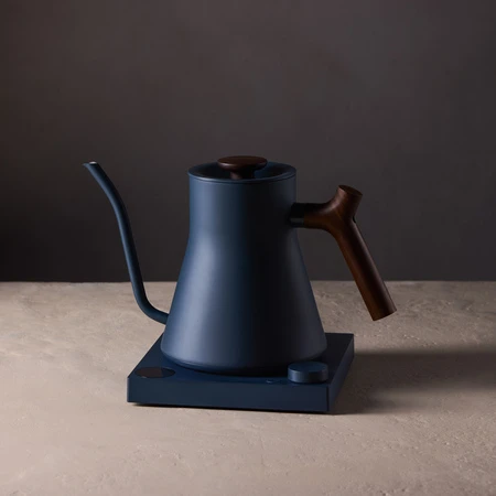 Elektrinis virdulys Fellow Stagg EKG PRO 900ml stone mėlynas su orzechową rączką