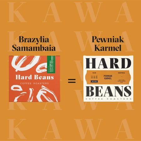 Kavos pupelės Hard Beans Coffee Kavos pupelės Osobniak karamelės filtras 250g