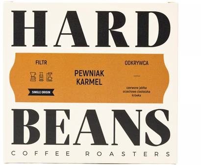 Kavos pupelės Hard Beans Coffee Kavos pupelės Osobniak karamelės filtras 250g