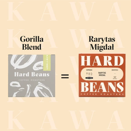 Kavos pupelės Hard Beans Coffee Kavos pupelės Delicacy Almond Espresso 1kg