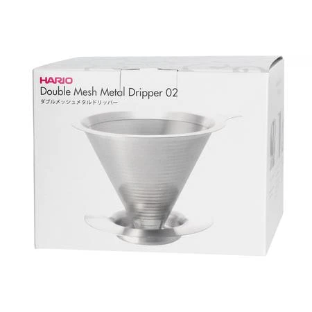 Hario dvigubo tinklelio metalinis lašintuvas V60-02
