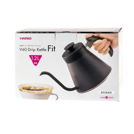 Hario Fit V60 Drip Virdulys Juodas - 1,2l