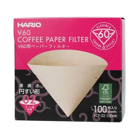 Paper filters Hario V60 02 MK, 100 pcs.
