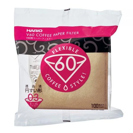 Hario Misarashi ruda paper filters - V60-03 - 100 pieces