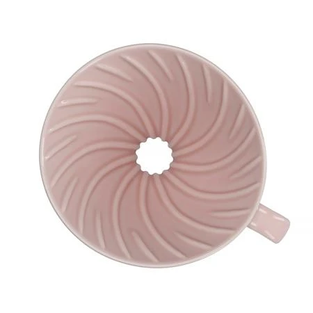 Rožinis Hario V60-02 keraminis kavinukas