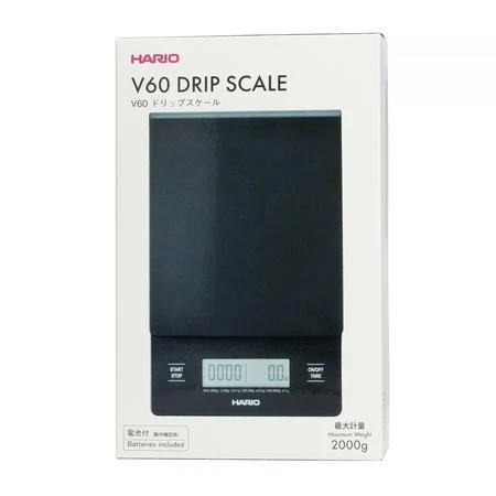 Virtuvinės svarstyklės Drip scale Hario V60 Juodas