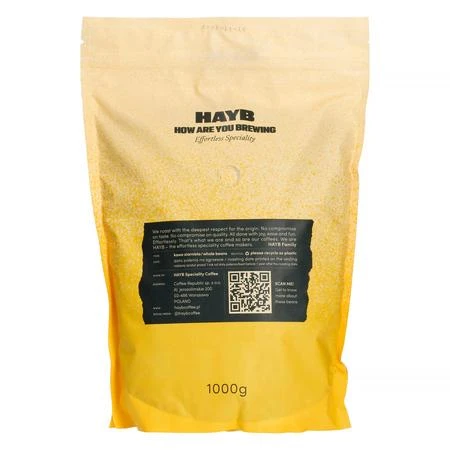 Kavos pupelės HAYB Geltona Espresso Dark Blend 1kg