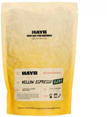 HAYB - Geltona Espresso DARK mišinys natūralus, nuplautas 250 g