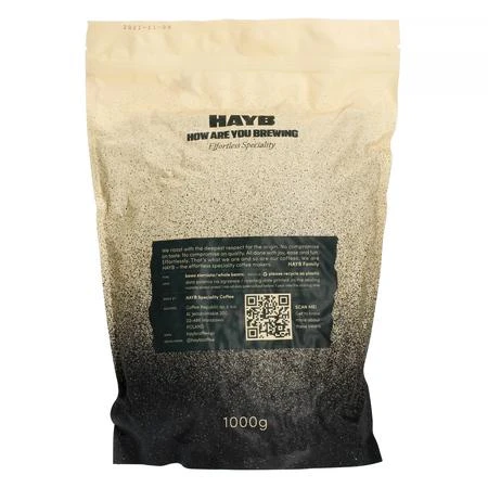 HAYB juodųjų espreso kavos pupelių mišinys 1kg
