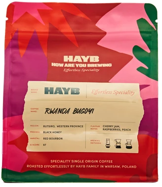 HAYB - Rwanda Bugoyi Juodas Honey Filter 250 g