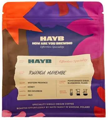 Kawa ziarnista HAYB Rwanda Mahembe Filter 250 g