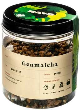 HAYB Genmaicha arbata skaidriame indelyje