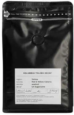 Kafar 576 ce - Kolumbijos „Tolima“ be kofeino plovinta espreso kava, 250 g