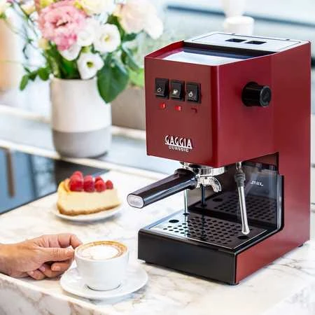 Gaggia New Classic Evo Espresso Kavos aparatas - Raudona