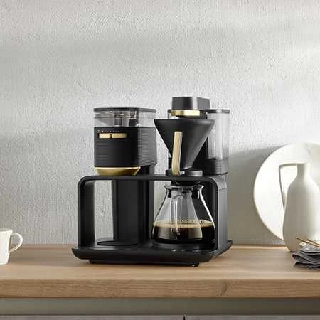 Melitta - EPOS Juodas-Gold - Filtruotas kavos aparatas su integruotu malūnėliu