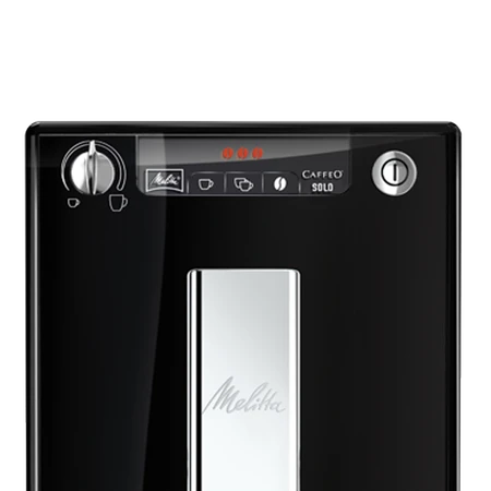 MELITTA automatinis kavos aparatas E950-101 solo, juoda-sidabro spalva