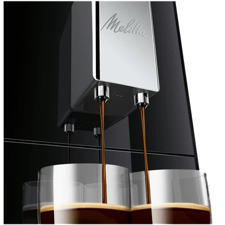 MELITTA automatinis kavos aparatas E950-101 solo, juoda-sidabro spalva