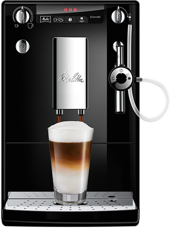 Kavos aparatas Melitta E957-101 Slėgis 15 bar, Su pieno plakikliu, Automatinis, 1400 W, Juodas