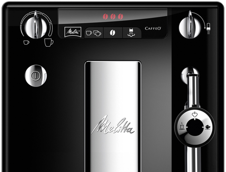 Kavos aparatas Melitta E957-101 Slėgis 15 bar, Su pieno plakikliu, Automatinis, 1400 W, Juodas