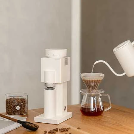 Kavamalė Timemore BRICKS 01S Electric Coffee Grinder – Burr, Baltas
