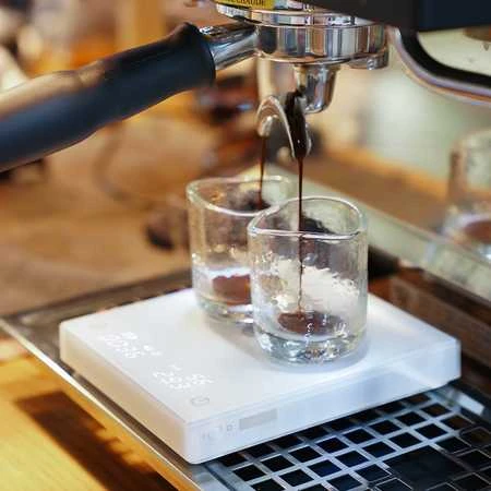 Virtuvinės svarstyklės Kavos svarstyklės TIMEMORE Basic 2.0 Baltas