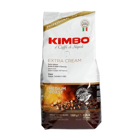 Kavos pupelės Kimbo Extra Kremas 1kg