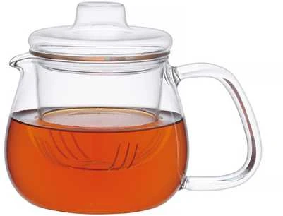 KINTO - UNITEA arbatinukas su stikliniu arbatos sieteliu 450ml