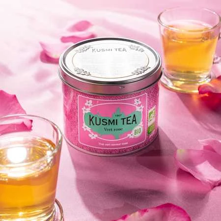 Brown House Tea Kusmi Tea - Žalias Rose - Loose Tea BIO 100 g