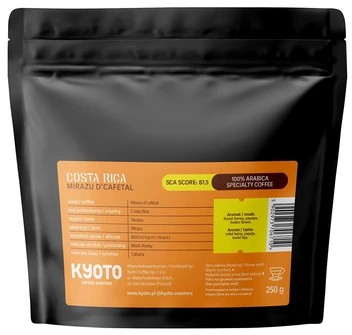 KYOTO - Costa Rica Mirazu Juodas Honey Filter 250 g